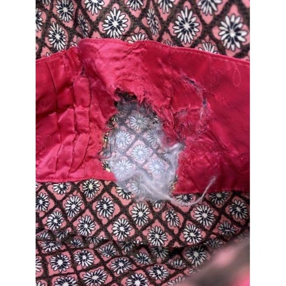 vera bradley messenger redpink fabric cross body b - Picture 10 of 10